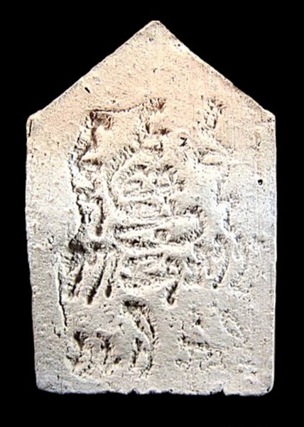 "เคาะเดียว" พระสิบทัศน์ หลังยันต์  ไม่ทราบที่