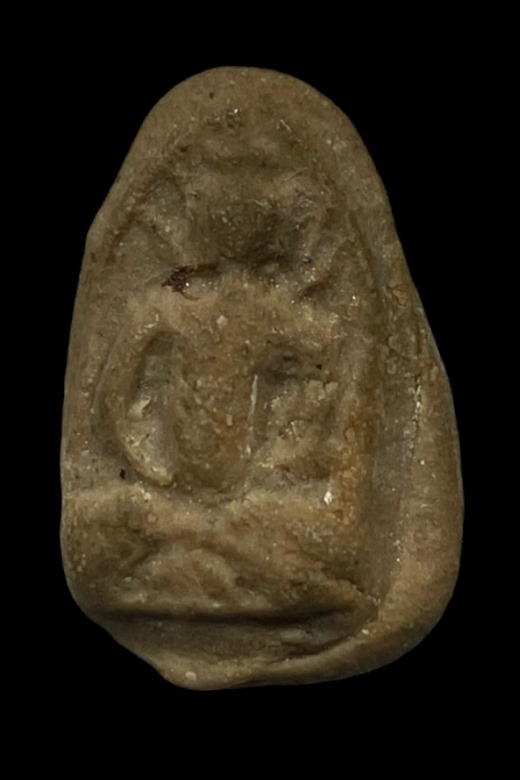 "เคาะเดียว" พระหลวงพ่อทองสุข ปี 2512 เนื้อผงน้ำมัน วัดสะพานสูง จังหวัดนนทบุรี (พิมพ์หัวเรือบื๋อ)