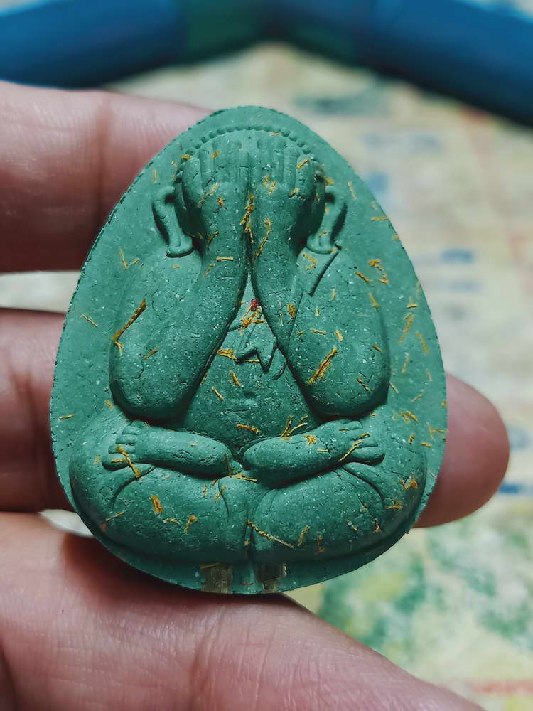 4-414 พระปิดตาจัมโบ้ รวยแสนล้าน หลวงปู่หมุน วัดบ้านจาน จ.ศรีสะเกษ 2565 หมายเลข 536 กล่องเดิม