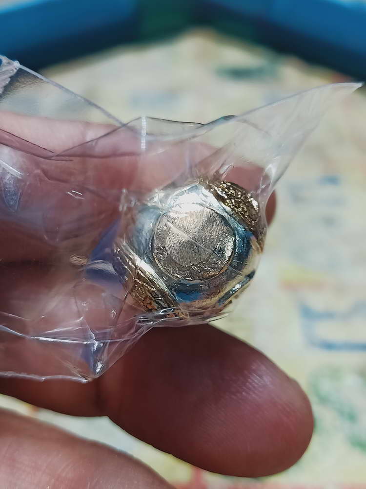 4-429 น้ำเต้าหล่อ รุ่นสรงน้ำ วัดศรีมาประสิทธิ์ ชะอวด จ.นครศรีธรรมราช หมายเลข 52 กล่องเดิม