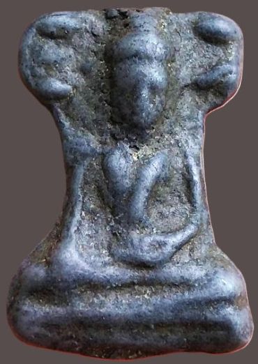 *พระมเหศวร สุพรรณบุรี พิมพ์ใหญ่ เนื้อชินเขียว*