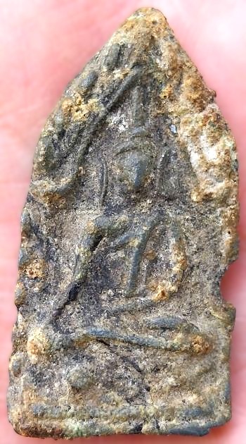 *ขุนแผนกุมารทอง สองหน้า เนื้อชินเขียว*