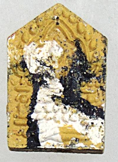 ๒๐ ขุนแผนพรายกุมารพิมพ์เล็ก เนื้อก้นครกลายเสือ สำนักสงฆ์เขานกตะกรุม ชลบุรี