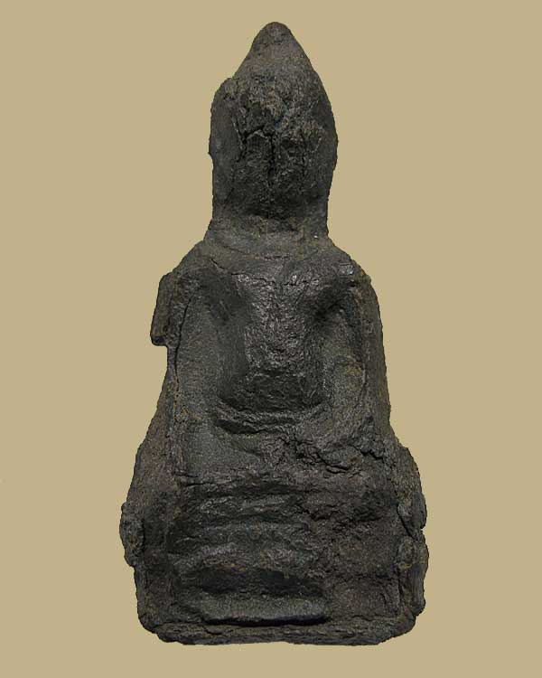 พระหูยาน เนื้อชินเงิน กรุวัดพระศรีรัตนมหาธาตุ จ.ลพบุรี พิมพ์กลาง