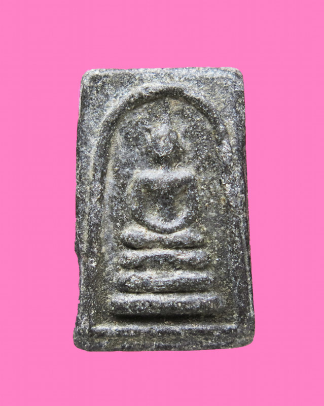 สมเด็จพิมพ์คะแนน หลังจารยันต์ และมีชื่อย่อหลวงพ่อ