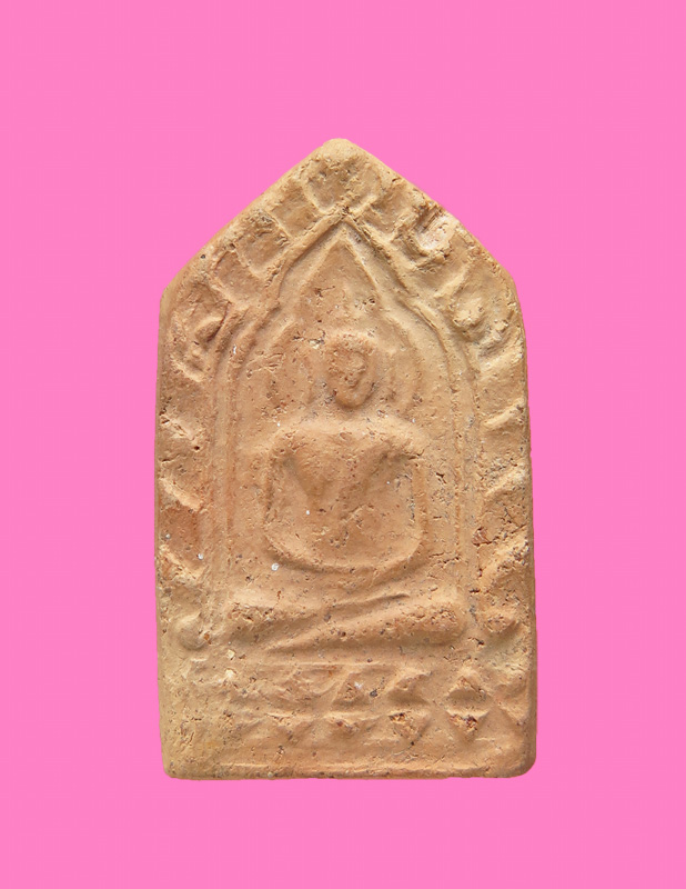 พระเนื้อดิน ซุ้มชินราช ห้าเหลี่ยม 