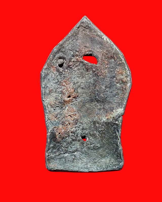 พระยอดขุนพลสนิมแดงแตกใยแมงมุมไม่ทราบที่