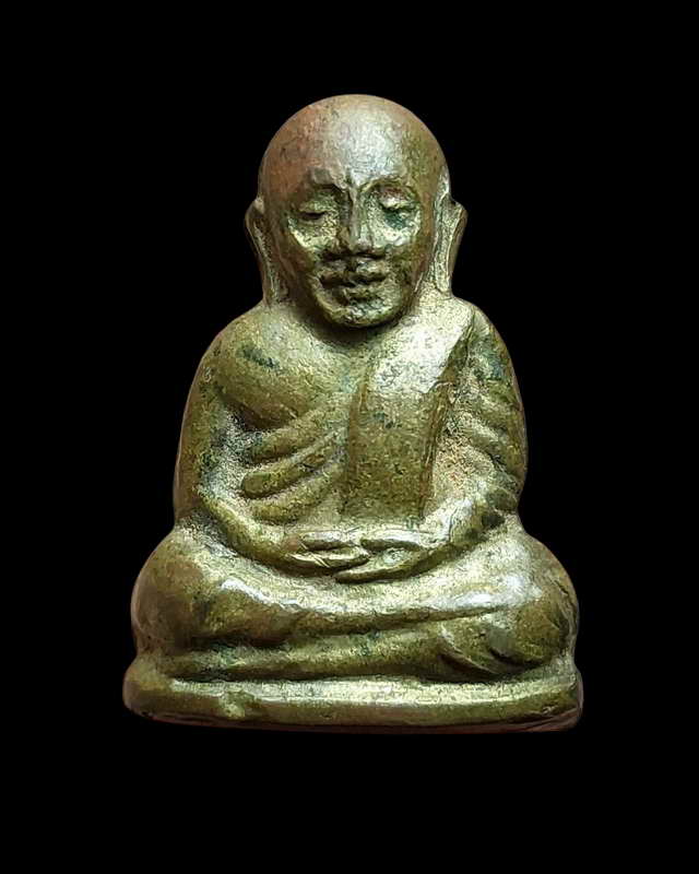 หลวงพ่อเงิน ออกวัดบึงนาราง จ.พิจิตร ปี 2515 บล้อคจมูกแตก นิยมเนื้อทองเหลือง อุดกริ่งใต้ฐาน4500 