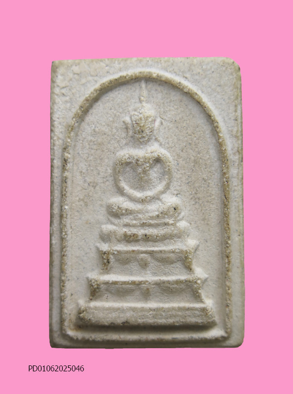 พระสมเด็จยุคแรก(ฝังตะกรุดคู่) หลวงปู่เส็ง จันทรังสี วัดบางนา จ.ปทุมธานี สภาพเดิมบูชา