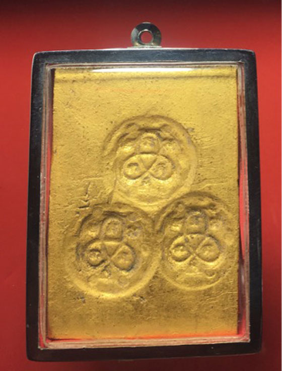 พระสมเด็จหลวงปู่ธูป วัดแค นางเลิ้ง พิมพ์กลักไม้ขีด ลงรักปิดทองเดิมๆ พร้อมใบประกาศรางวัลที่ 2