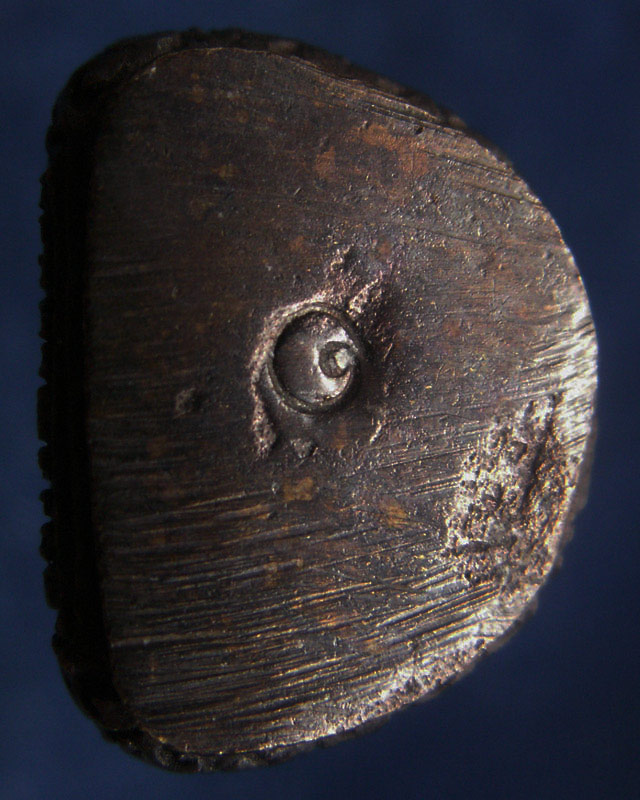 รูปเหมือน หลวงพ่อหยอด วัดแก้วเจริญ จ.สมุทรสงคราม ก้นตอกเลข ๑