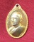 เหรียญไข่หันข้างเล็ก หลวงพ่อแพ วัดพิกุลทอง จ.สิงห์บุรี ปี2536 เนื้อกะไหล่ทอง (เหรียญที่2)