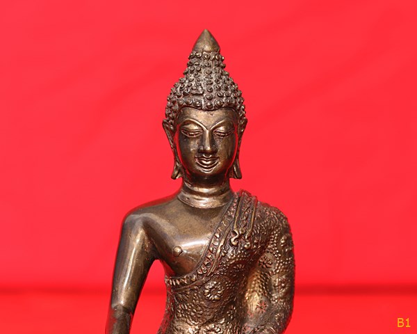 พระบูชาจีวรดอก พระบ้าน หน้าตัก 4 นิ้ว