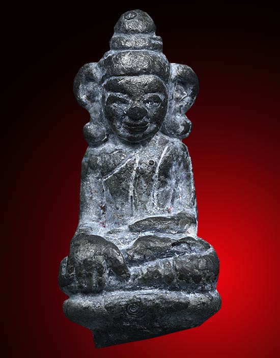 หล่อโบราณ สมเด็จเจ้าเกาะยอ พระอาจารย์คลังแสง สำนักสงฆ์เขากุฏิ ต.เกาะยอ อ.เมือง จ.สงขลา.