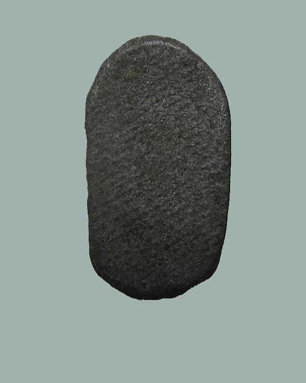 พระปรกใบมะขามหลังลายผ้า พระอาจารย์ฝั้น อาจาโร เนื้อชินเงิน ปี ๒๕๑๖