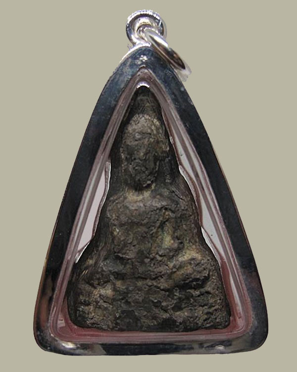 พระท่ามะปราง เนื้อชินเงิน กรุวัดพระศรี จ.สุพรรณบุรี