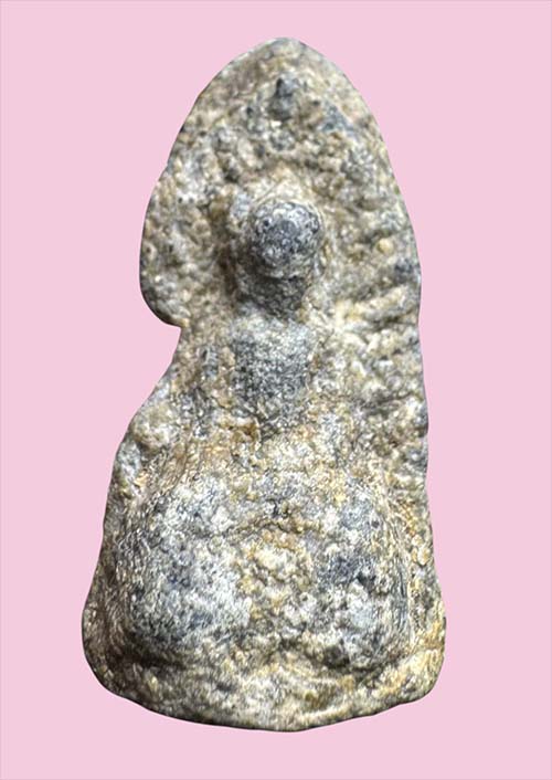 พระรอด 2 หน้า พะเยา เนื้อชินเขียว