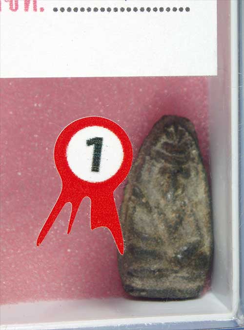 พระอุปคุต กรุวังบัว จ.เพชรบุรี เนื้อชินเขียว ติดรางวัลที่ 1