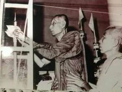 พระสมเด็จหลวงพ่อแพหลังยันต์ตรีนิสิงเห ปี2512 เนื้อผงเกษร วัดพิกุลทอง (หลวงปู่โต๊ะ ปลุกเสก)