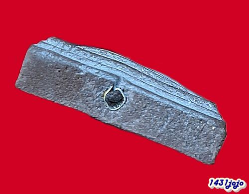 พระสมเด็จเนื้อผงชานหมาก หลังรูปเหมือน อายุ ๙๖ปี หลวงปู่ผล วัดเทียนดัด จ.นครปฐม สอดตะกรุดสาริกา 1 ดอก