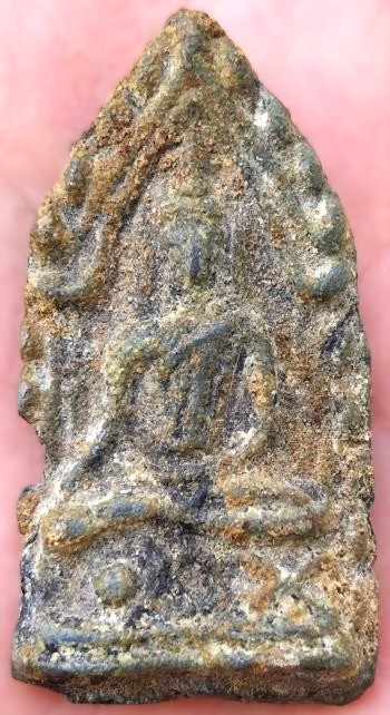 *ขุนแผนกุมารทอง สองหน้า เนื้อชินเขียว*