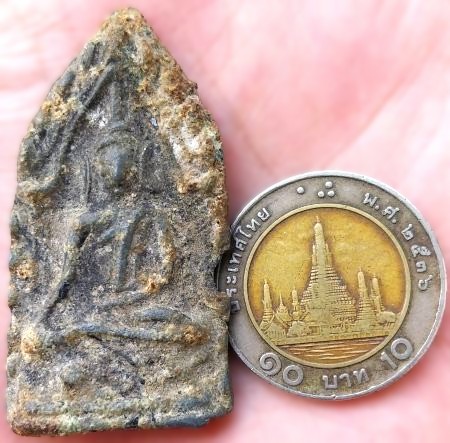 *ขุนแผนกุมารทอง สองหน้า เนื้อชินเขียว*