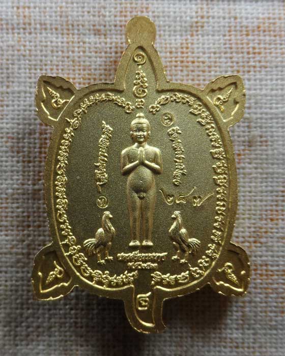 เหรียญพญาเต่าเรือน เลื่อนยศปลดหนี้ รุ่นไอ้ไข่ กายสิทธิ์ วัดเสมาเมือง จ.นครศรีธรรมราช ปี๒๕๖๓