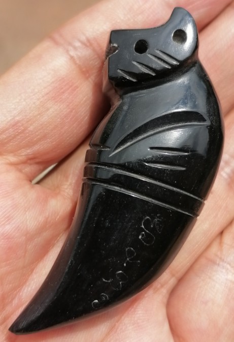 เสือหลวงพ่อเปิ่น รุ่นไตรมาส 44 เนื้อเขาควายแกะ ตัวใหญ่ วัดบางพระ จ.นครปฐม ปี 2544 เคาะเดียว    