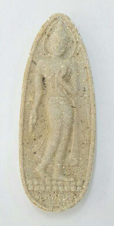 พระลีลาทุ่งเศรษฐี​ เนื้อผงน้ำมัน หลวงปู่แผ้ว​ ปวโร  ปลุกเสก​ วัดทุ่งกรพังโหม​ ปี​ 2546 เคาะเดียว(2)