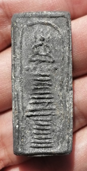 พระสมเด็จพิมพ์ไพ่ตอง ฐาน 16 ชั้น 5 จุด หลวงพ่อพริ้ง วัดบางปะกอก เนื้อผงใบลาน แห้งๆ เคาะเดียว     