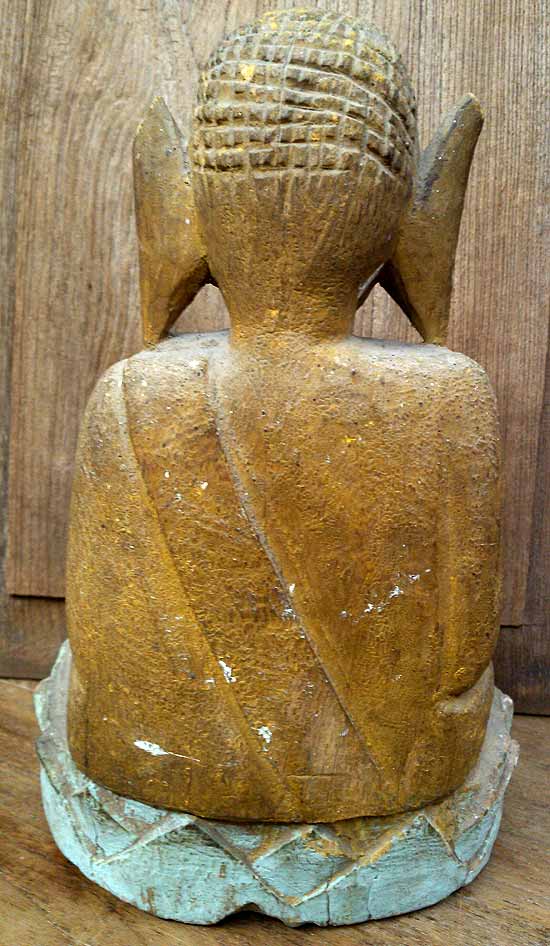 *พระมาลัย ไม้แกะ หน้าตักใหญ่ๆ หายาก*