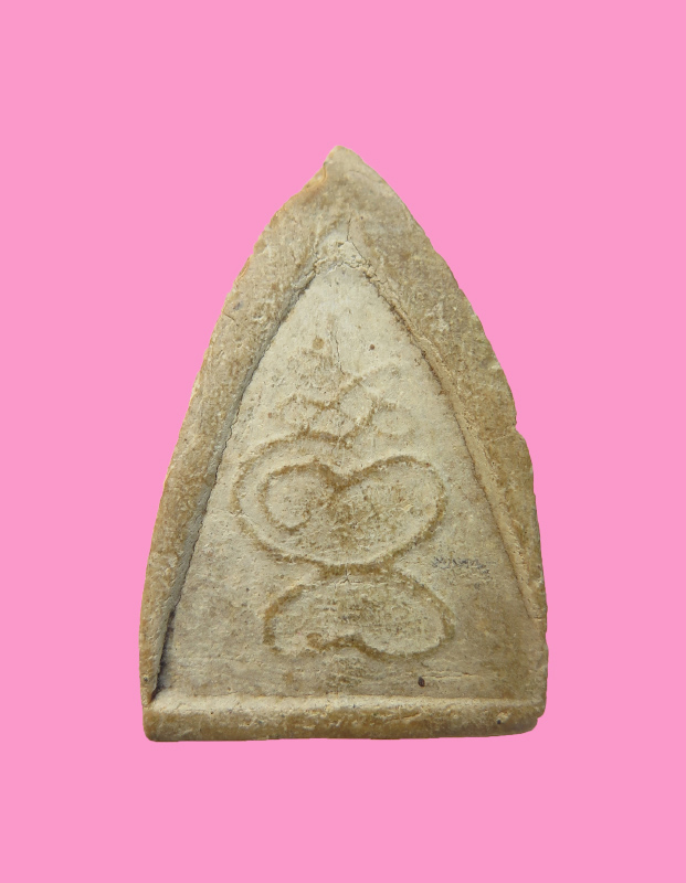 พระพุทธชินราช เนื้อผงน้ำมัน หลังยันต์เฑาะว์