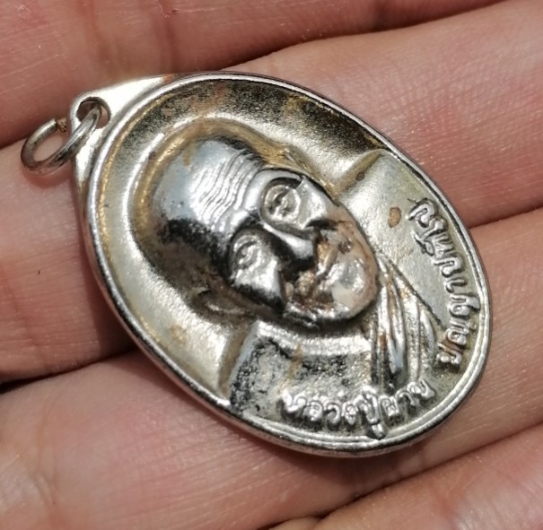 เหรียญหลวงปู่ผ่าน ปัญญาปทีโป หลังเต่า เคาะเดียว   