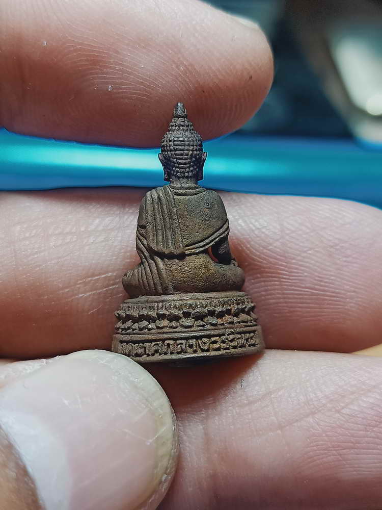 4-118 รูปหล่อหลวงพ่อโคนสมอมหาลาภ แช่น้ำพระพุทธมนต์ วัดนาคกลางวิหาร บางกอกใหญ่ กรุงเทพ ทด. กล่องเดิม