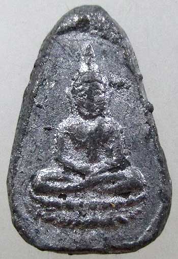 พิมพ์สมาธิ หยดน้ำ เนื้อชินเงิน