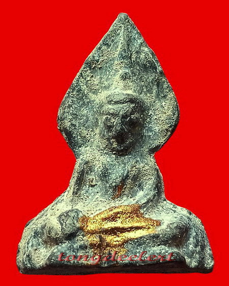 พระท่ากระดานพิมพ์ปรกโพธิ์ หลวงพ่อนารถ วัดศรีโลหะราษฎร์บำรุง จ.กาญจนบุรี ยุคแรก สวยมากค่ะ