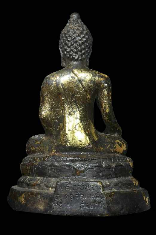 พระบูชารุ่นแรก วัดแหลมทราย จ.สงขลา หน้าตัก 3 นิ้ว ก้นดินไทย ปี 2508