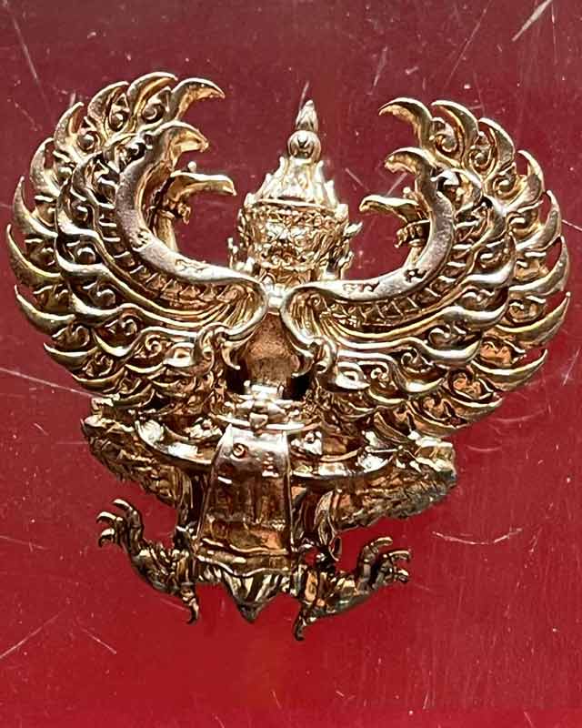 พญาครุฑ รุ่นรวยหมื่นล้าน เนื้อนวะโลหะ หลวงพ่อพัฒน์  นครสวรรค์ปี63 พิมพ์ใหญ่ ตอก 2 โค๊ต 