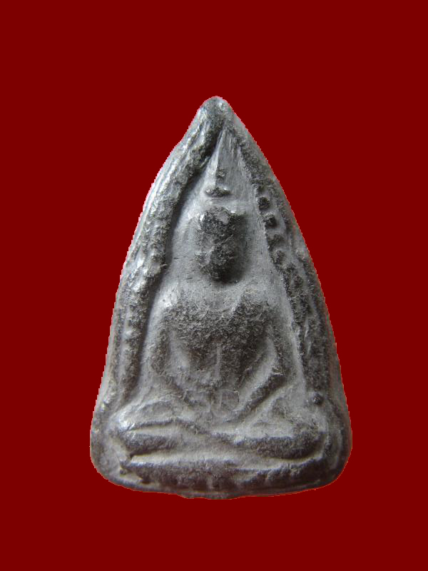 $  พระพุทธชินราช พิมพ์ก้ามปู พระครูสมุห์อวยพร วัดดอนยายหอม นครปฐม เนื้อผงใบลาน หลังจาร 