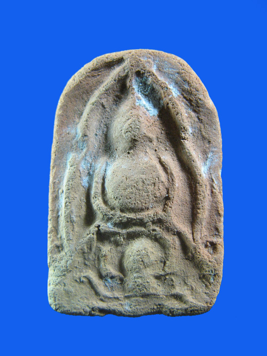 $ พระเนื้อดินเผาพิมพ์ขี่หนุมาน หลวงพ่อโต วัดโพธิ์ศรีเจริญ สุพรรณบุรี (หลวงพ่อมุ่ยร่วมเสก) ปี ๒๔๘๐