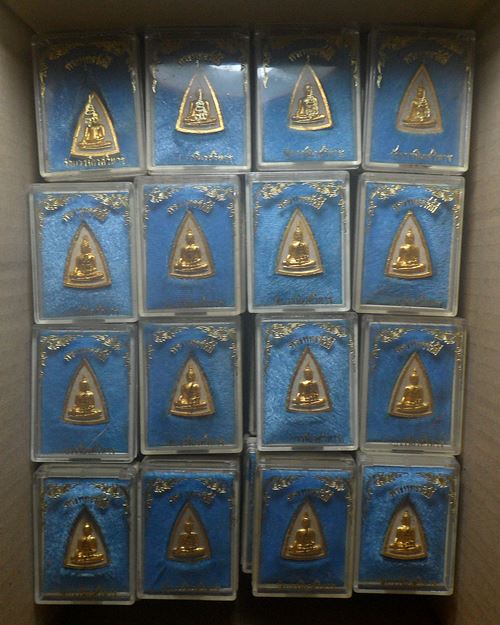 100องค์ พระพุทธรัศมี ปิดทอง วัดบวรนิเวศวิหาร สมเด็จพระญาณสังวร สมเด็จพระสังฆราช ปลุกเสก ปี2533