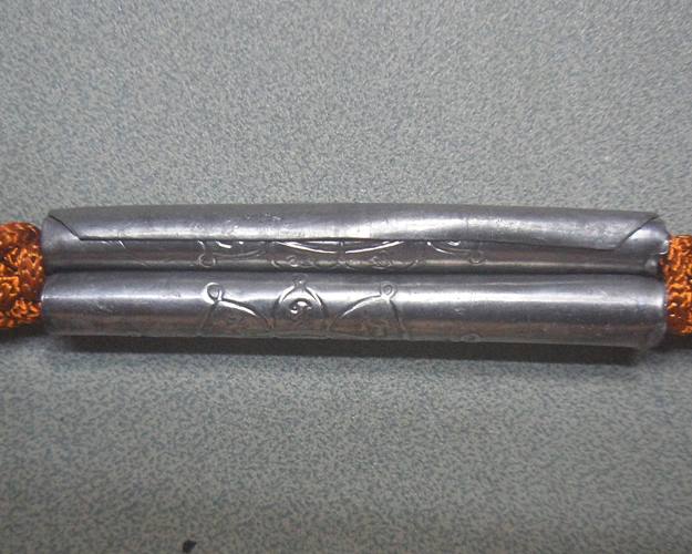 ตะกรุด 9 ดอก ไม่รู้ที่ ตามรูปได้มาพร้อมกับตะกรุดยันต์หอมเชียงถุงเดิมจากวัด