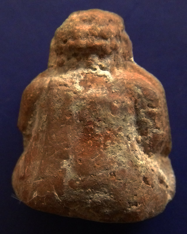 สังกัจจายน์ลอยองค์ เนื้อดิน สูง 2 ซ.ม.เศษ พระบ้านเก่าเก็บหลายสิบปี