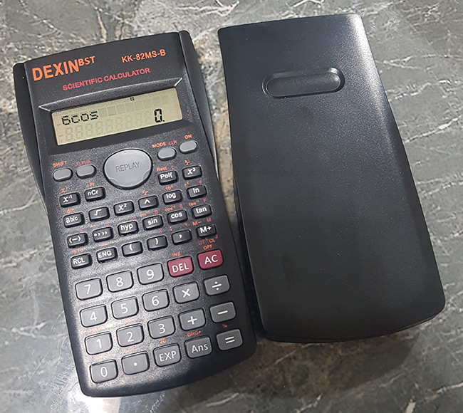 เครื่องคิดเลขวิทยาศาสตร์ 240 ฟังก์ชั่น งานตู้โกดังญี่ปุ่น สภาพกริบเหมือนใหม่ จอแสดงผล แบบแสดง 2 แถว