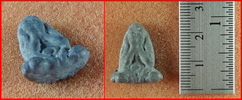 พระปิดตา หลวงพ่อชำนาญ วัดบางกุฎีทอง จ.ปทุมธานี เนื้อตะกั่ว