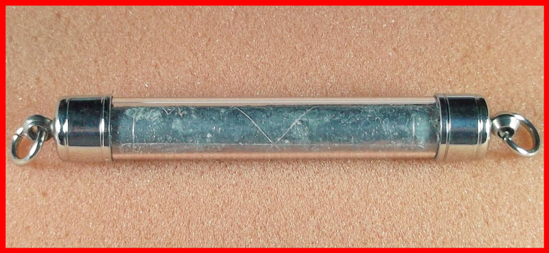 ตะกรุดโทนเสาร์ 5 หลวงพ่อสาคร วัดหนองกรับ รุ่นเมตตาชาตรี เนื้อตะกั่ว อุดผงพรายกุมาร  ปี 2550 