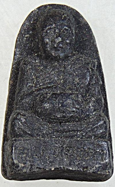 พระผงจกบาตร เนื้อผงใบลาน หลวงพ่อทองดำ วัดถ้ำตะเพียนทอง ลพบุรี