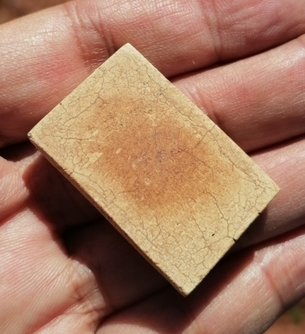 พระสมเด็จขี่สิงห์หลังเรียบ​ หลวงพ่อกวย​ วัดโฆษิตาราม​ จ.ชัยนาท​ เนื้อผงพุทธคุณ​​ ปี​ 2521เคาะเดียว​ 