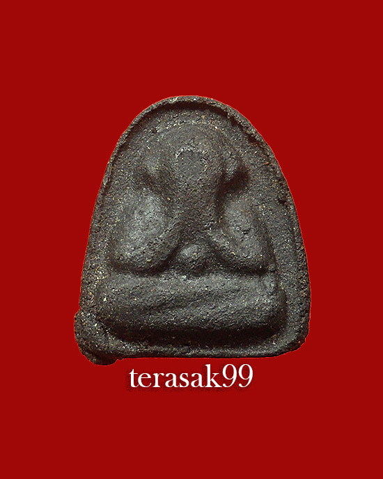 พระปิดตา หลัง๘๐ เนื้อผงคลุกรัก พระอาจารย์แฟ้ม วัดป่า ชลบุรี(2)