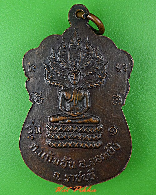 เหรียญรุ่น๑พระอธิการบัว วัดเขาแดน ราชบุรี .C675.